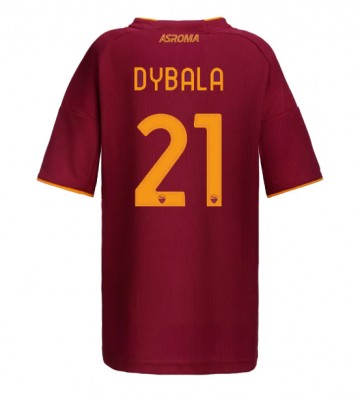 AS Roma Paulo Dybala #21 Hemmatröja Dam 2025-26 Kortärmad